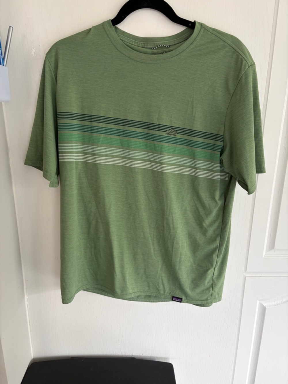 Patagonia Green Short-Sleeve Tee Capilene Crew